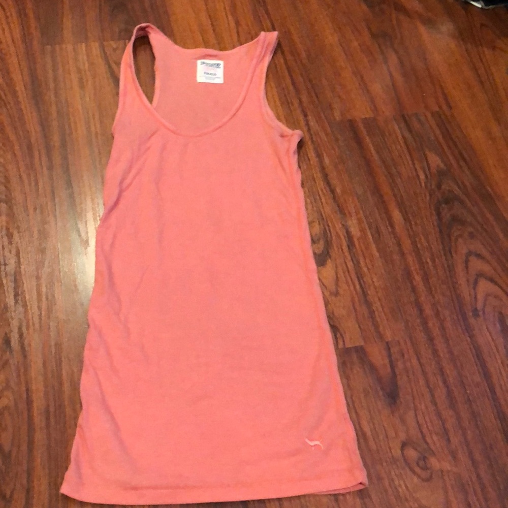 PINK ribbed tank